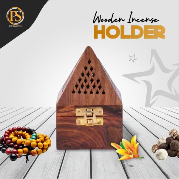Wooden PSP Pyramid Dhoop Stand