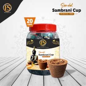 PSP Prime Sandal Cup Sambrani Jar (20 pcs)