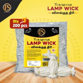 PSP Lamp Wick (200 Qty) – Pure Cotton Vilakku Thiri