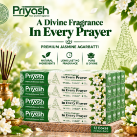 Priyash Premium Jasmine Agarbatti (12 Boxes)