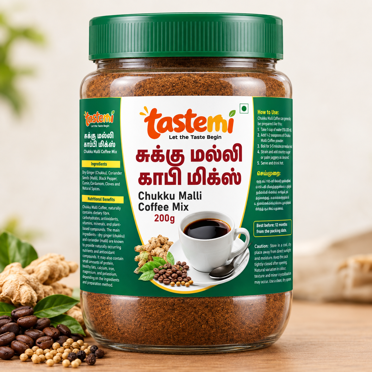 Tastemi - Chukku Malli Coffee Mix 200g