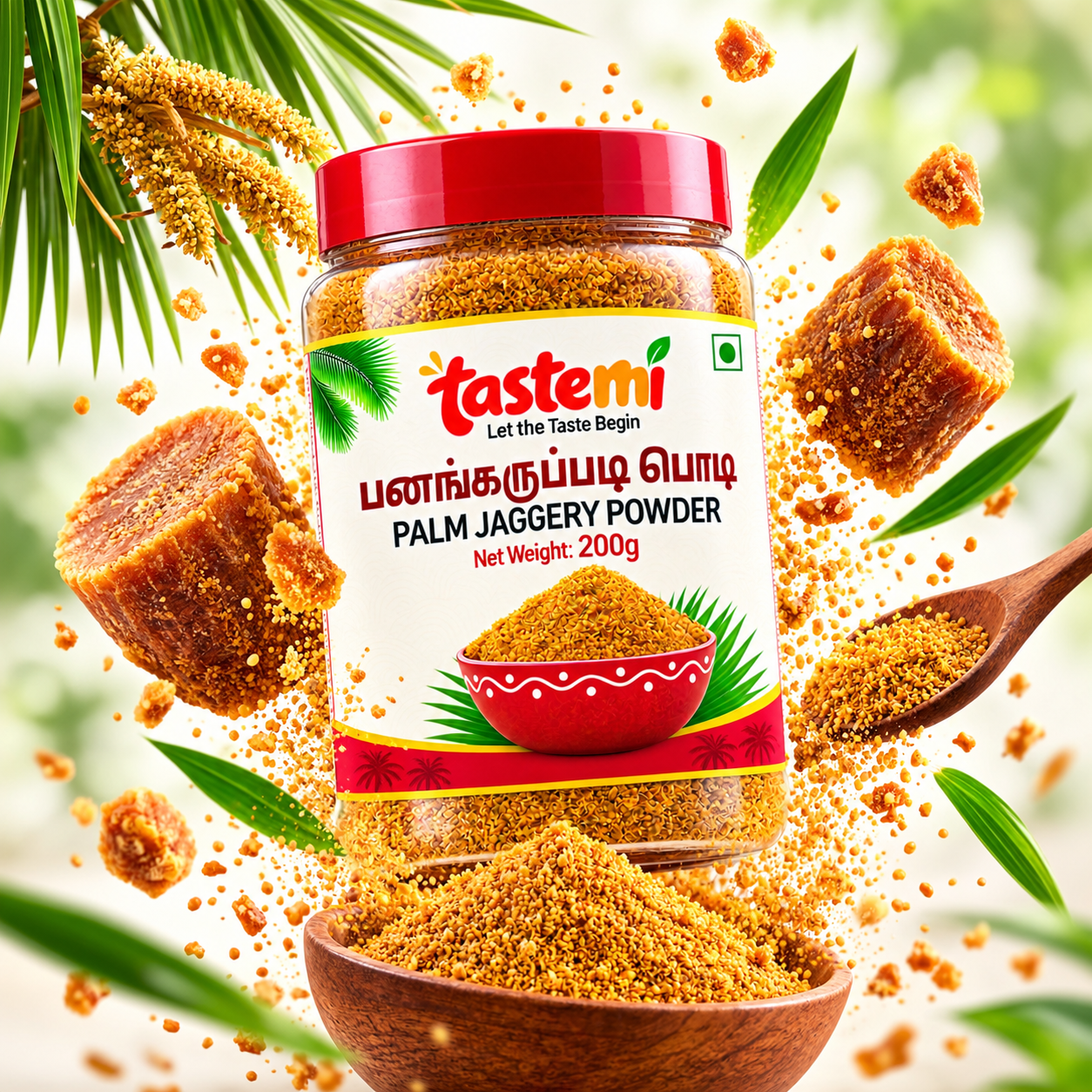 Tastemi - Palm Jaggery Powder 200g - Image 2
